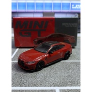 MERAH Mini GT 566 BMW M4 Competition Red Toronto Red Metallic Unsealed Loose Smooth Diecast Miniscal
