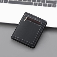 Vertical Wallet Men's Short Style Men's Wallet with Zipper Niche Design Men's Small Wallet
