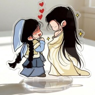 Grab Jade Merchandise Gift Q Version Acrylic Standing Card Pain Bag Decoration Ornaments Decoration 
