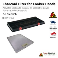 De Dietrich DHT1156X | Compatible Cooker Hood Charcoal Carbon Filter Replacement EU Imported