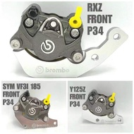 P34 BRAKET Y125ZR RXZ SYM VF3I BRACKET P34 TAPAK CALIPER Y125 PUMP BRACKET BRAKET HOLDER TAPAK BESI 
