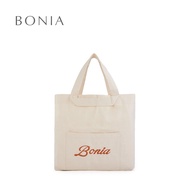 Bonia Beige Canvas Tote Bag