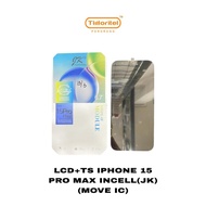LCD+TS USED iphone 15 PRO MAX BLACK INCELL (JK) (MOVE IC)