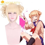 MXMUSTY Himiko Toga Cosplay Wig, Role Play Synthetic Hair My Hero Academia Cosplay, Cosplay Party An