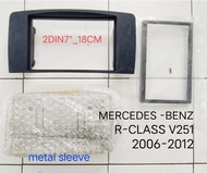 กรอบจอแอนดรอยด์ หน้ากากวิทยุ หน้ากากวิทยุรถยนต์ Mercedes BENZ R-Class (W251) ปี2006 -2013 สำหรับเปลี