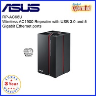 ASUS RP-AC68U Wireless AC1900 repeater with USB 3.0 and 5 Gigabit Ethernet ports (Local Distributor/Warranty)