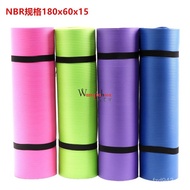 Fitness Comfortable Yoga Mat NBR15mm Fitness mat thickened floor mat yoga mat for beginners sit-ups 