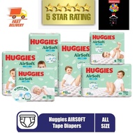 Huggies Air Soft Tape（NB48/S58/M52/L44/XL38/XXL34）