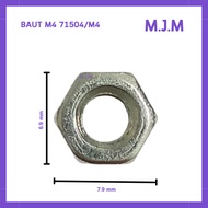 White M4 Nut /M4 Hex Nut Stainless Steel 4mm MJ-7504/M4