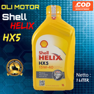 OLI MOTOR Shell HELIX HX5 15W-40 1LITER OLI MESIN Shell HELIX HX5 1LITER BERKUALITAS