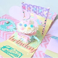 Happy 23 birthday explosion box card