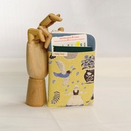 【日本設計師布料】旅行護照包_可收納護照、登機證與票根#女孩