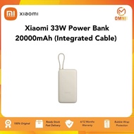 Xiaomi 33W Power Bank 20000mAh (Integrated Cable) | Power Bank | 1 Year Warranty
