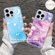 Softcase Hybrid Magnetic Aesthetic Trendy Star Cute for Samsung A15 A16 A25 A26 A25 A55 A36 A06 A56 