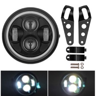 Universal Motorcycle headlight round LED headlight Universal 6.5 inch Hi-Lo Beam