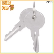 [InterfunS] 2PCS Keychannel CH751 Copper Key Universal Keys For Elevator Lo Control Cabinet Room Car