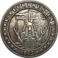 A1893-S American Morgan Coin Wanderer Coin Egyptian Patronus Anubis Coin Play Collection A3A.12!+-az