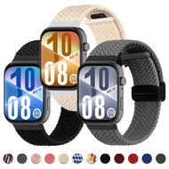 Nylon Magnetic Buckle Strap for Huawei Watch Fit 4 / 4 Pro / 3 Adjustable Elastic Braided Band Belt 