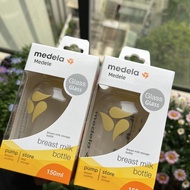 toddler water bottle baby bottle 150ml Medlar Glass Milk Storage Bottle