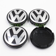 4Pcs 56/65mm wheel rim cover hub cap emblem badge for VW Volkswagen Jetta MK5 Golf Beetle CC EOS GTI Wagon Phaeton Tiguan Passat Magotan Sagitar