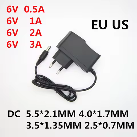 AC 110-240V to DC 6V 0.5A 1A 2A 3A Universal Switch Power Supply Adapter Charger 6 V Volt for Omron 