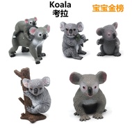 Limited Time Hot Sale Wild Animal Model Koala Wombat Model Australia Wild Animal Solid Children's To