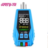 APRTY for GFCI Outlet Tester with LCD Display 3-Wire 110-125V AC Outlet Tester
