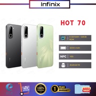 Infinix HOT 70 | 6+128GB | 6000mAh Battery,  Smooth Performance Smartphone-READY STOCK