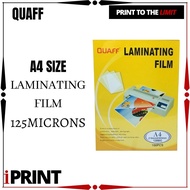 iPrintph QUAFF Laminating Film A4 | Short | Long 125 Microns | 200 Microns | 250 Microns (100pcs)