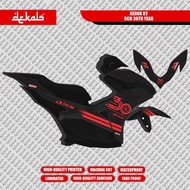 Aerox V2 30th Year RCB Sticker Decals For Aerox V2