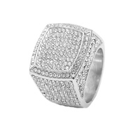 Bling Bling Hip Hop Iced Out Luxury BIG Oversize Men's Ring - 444