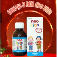 Neo Kids Omega 3 DHA (150 ml bottle) Supplements DHA, Vitamin A, Vitamin E for the body. Supports vi
