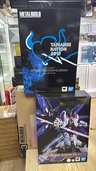 (N)開封品 2 Bandai Metal Build Strike Freedom Gundam Soul Blue 突擊自由高達 自由高達 機動戰士 高達