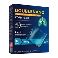 Ourlyard Double Nano Lung Detox Care Plaster 18PCS Two Weeks Supply 21mg Concentration Natural Formu