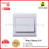 [✅SG Safety Mark&amp;AuthorizedSeller]High Quality Honeywell White switch 1/2 Gang(1W/2W)/Bell Switch/13A SingleSoc