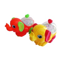 D0316 DYNASTY TOY ELEPHANT WALKING CAN LIGHT UP TOY ELEPHANT PULLING