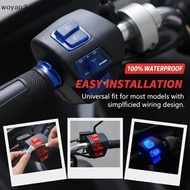[WY3] Universal Motorcycle  Button Set Transparent 5PCS For Scooter E Bike Durable DIY Repair Modifi