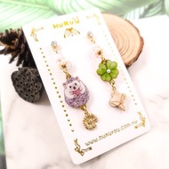 | 森林漫遊 | 幸運草刺蝟耳環