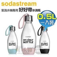 【全新福利品】Sodastream 0.5公升 好好帶水滴寶特瓶 -原廠公司貨