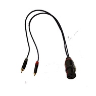 XLR to 2 RCA CM-1000 length 1 meter