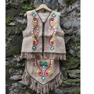 READY TRADITIONAL DAYAK COSTUMES TRADITIONAL CLOTHING SUKU DAYAK KALIMANTAN TRADITIONAL DAYAK CLOTHE