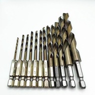 Hex Shank Twist Drill Bit Stainless Steel Drill Bit High Speed Steel Cobalt-Containing Twist Drill E