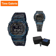 Casio G-Shock GMW-B5000TCF-2DR GMW Titanium Series with Blue IP Camouflage Men Watch