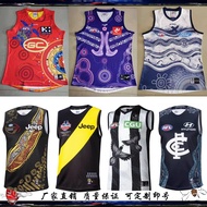22/23 Top quality Native Australian AFL FeiLiMan figure sleeveless vest custard cat magpie carney Richmond football clothes
