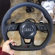 AUDI FLAT BOTTOM STEERING FOR ALL MODEL AUDI CAR A4 A5 A6 B8 B8.5 C6 C7 Q5 Q7 S4 S5 FLAT BOTTOM STEE