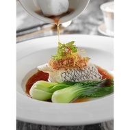 step to step 5 star hotel level steam fish sauce included 2 kind(soy sauce steam and soy bean steam)