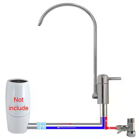 RV Electric Water Filter Tap Faucet for Amway Water Purifier Drinking Water Filter 360° Rotation Fau
