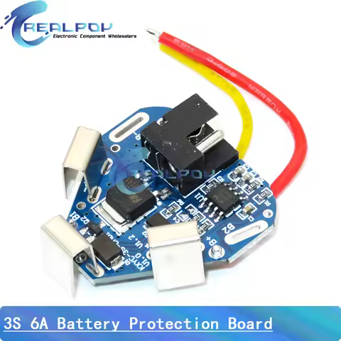 3S 12.6V 6A BMS Li-ion Lithium Battery Protection Board 18650 Power Bank Balancer Battery Equalizer 