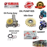 YAMAHA OIL PUMP ASSY R25 ORIGINAL (1WD-E3300-01/1WD-E3341-00)-OIL PUMP R25 IDLE GEAR OIL PUMP STANDA