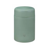 【贈提袋】象印不鏽鋼一體式杯蓋真空燜燒杯520ml-軍綠色(SW-KA52-GM)